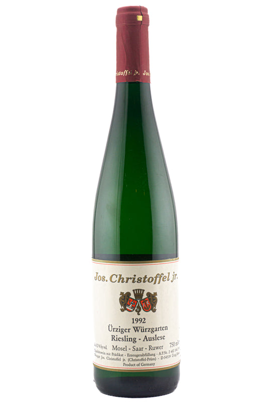 Jos. Christoffel Jr. Urziger Wurzgarten Riesling Auslese 1992