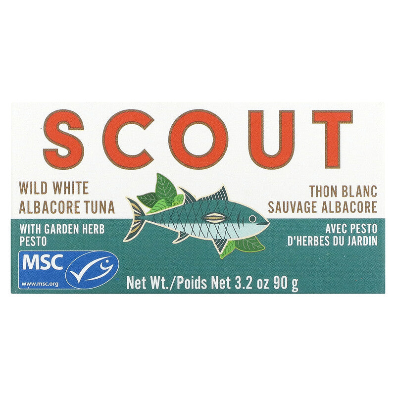 Scout Canning Wild White Albacore Tuna with Garden Herb Pasto