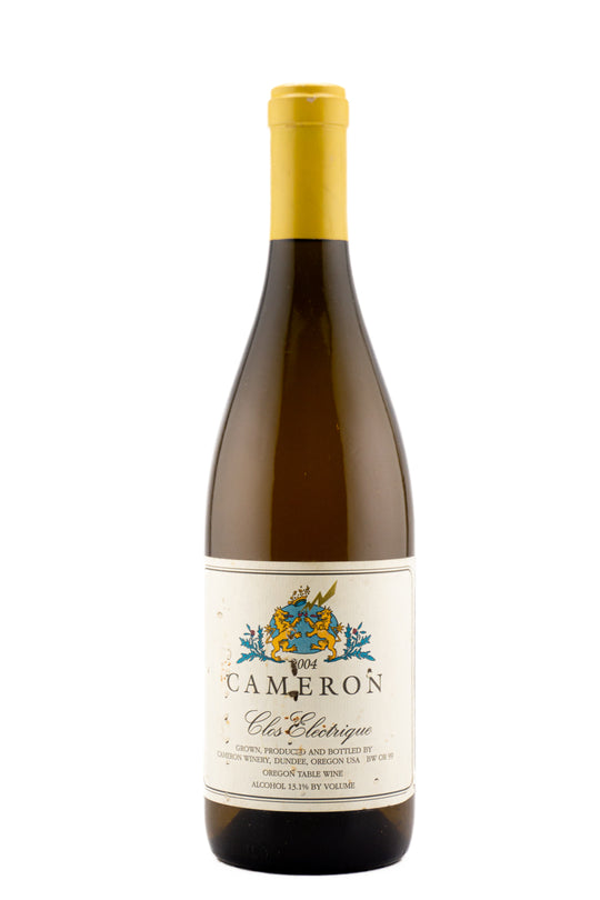 Cameron Clos Electrique Blanc 2004 (Nicked and Bin Soiled Label)