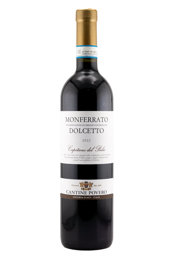 Cantine Povero Monferrato Dolcetto Capitano del Palio 2022