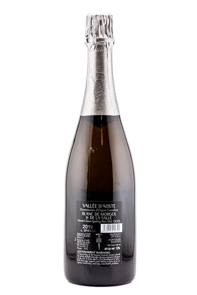 Cave Mont Blanc Blanc de Morgex et de la Salle Metodo Classico Pas Dose Glacier 2019
