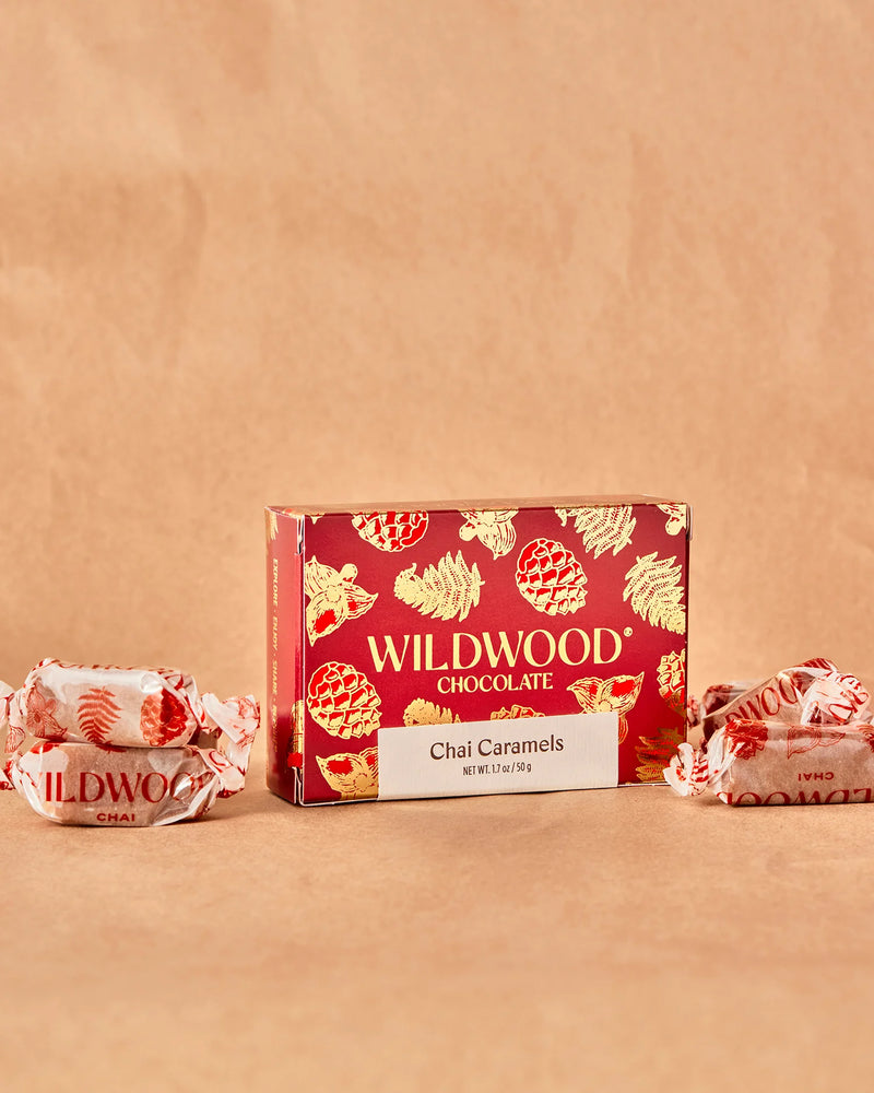 Wildwood Chocolate Chai Caramels - Box of Five