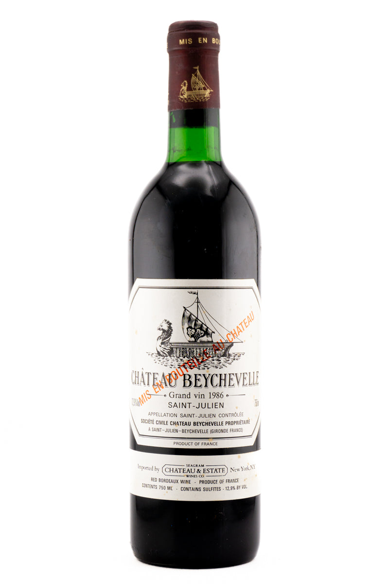 Chateau Beychevelle Saint Julien 1986
