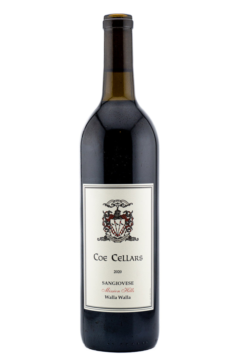 Coe Cellars Walla Walla Sangiovese Mission Hill 2020