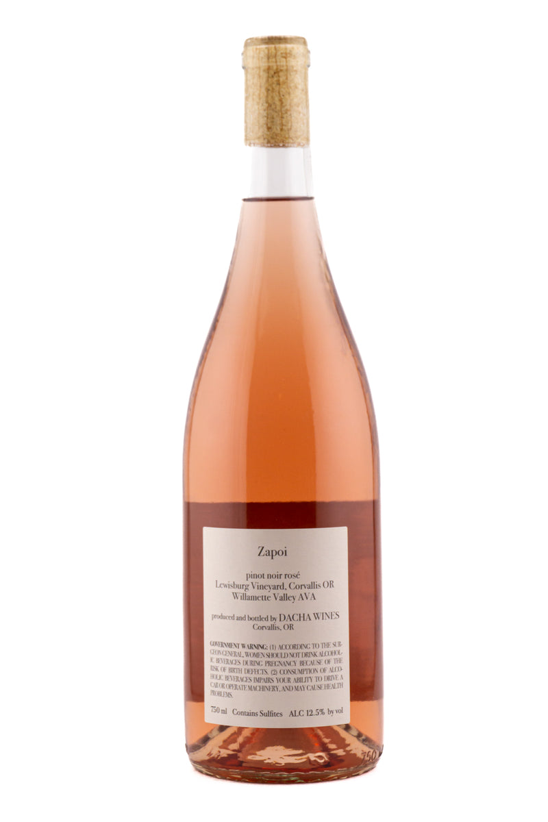 Dacha Wines Willamette Valley Pinot Noir Rose Zapoi 2024