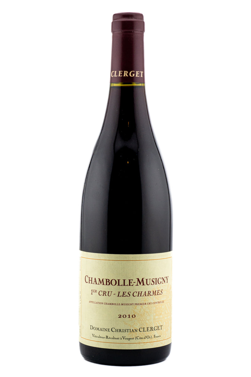 Domaine Christian Clerget Chambolle Musigny 1er Cru les Charmes 2010
