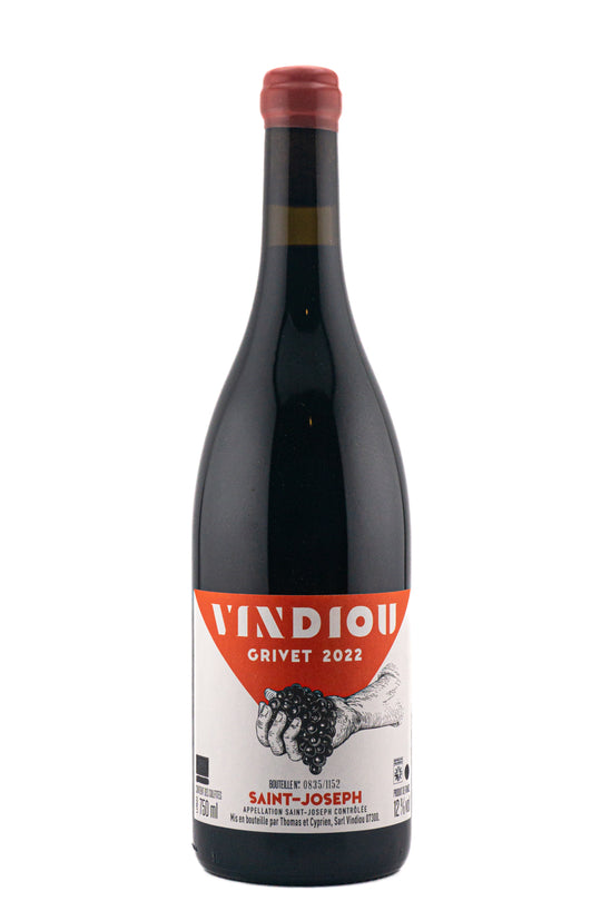 Domaine Vindiou Saint Joseph Grivet 2022