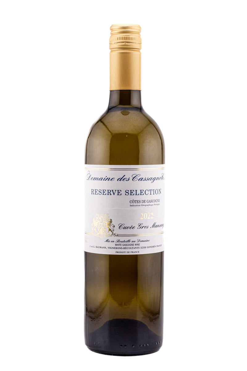 Domaine de Cassagnoles Cotes de Gascogne Reserve Selection Cuvee Gros Manseng 2022