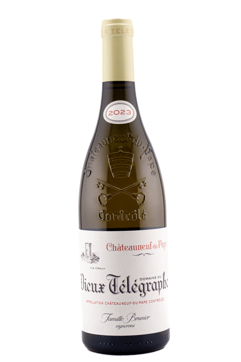 Domaine de Vieux Telegraphe Chateauneuf du Pape Blanc La Crau 2023
