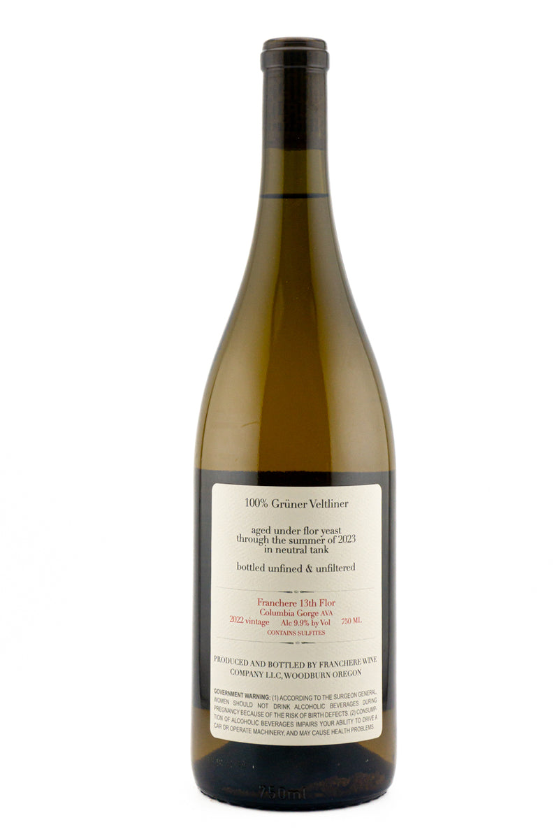 Franchere Columbia Gorge Gruner Veltliner 13th Flor 2022