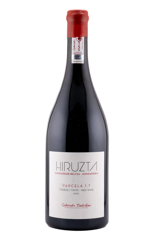 Hiruzta Getariako Txakolina Tinto Parcela 1.7 2021