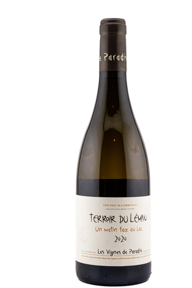 Les Vignes de Paradis Vin des Allobroges Terroir du Leman Un Matin Face au Lac 2020