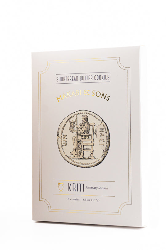 Makabi & Sons Shortbread Butter Cookies Kriti Rosemary Sea Salt