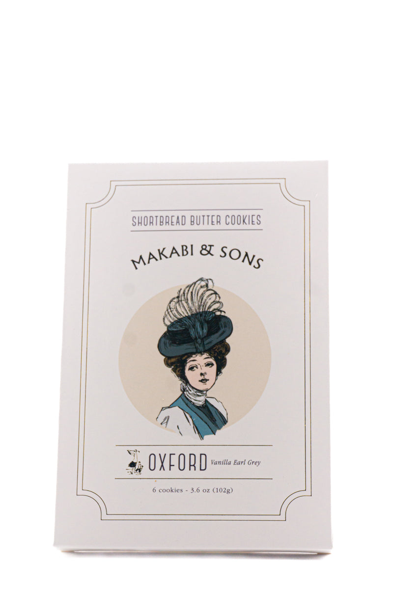 Makabi & Sons Shortbread Butter Cookies Oxford Vanilla Earl Grey