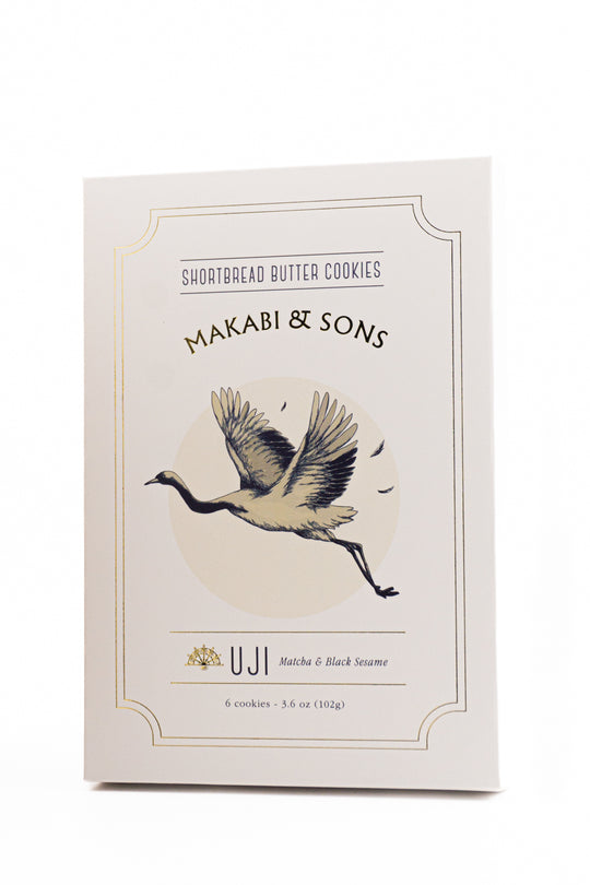 Makabi & Sons Shortbread Butter Cookies Uji Matcha & Black Sesame
