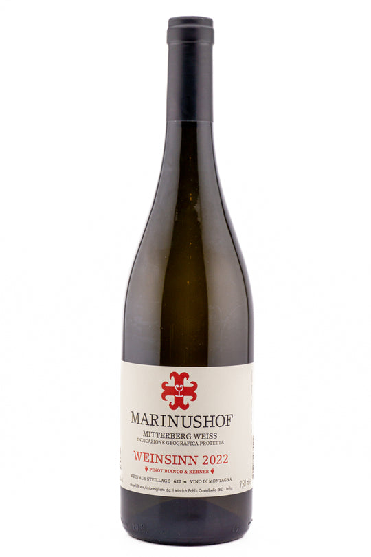 Marinushof Mitterberg Weiss Pinot Bianco Kerner Weinsinn 2022