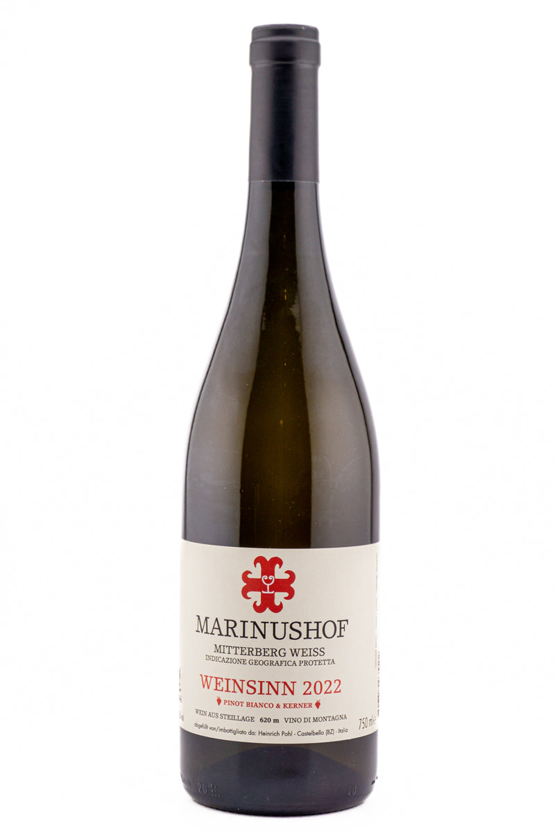 Marinushof Mitterberg Weiss Pinot Bianco Kerner Weinsinn 2022