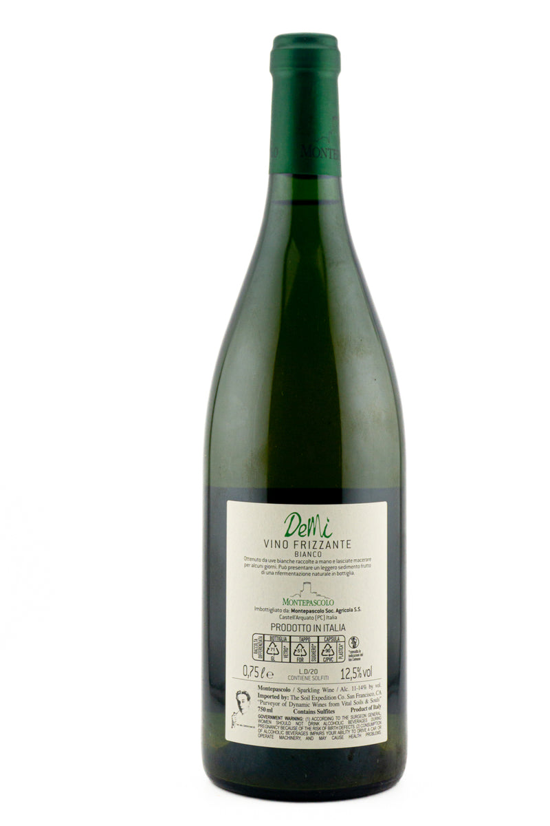 Montepascolo Emilia Vino Frizzante Bianco Demi NV