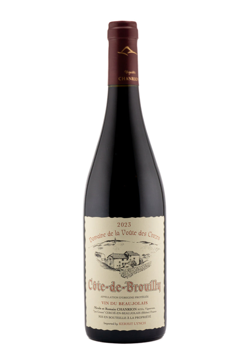 Nicole et Romain Chanrion Cote de Brouilly Domaine de la Voute des Crozes 2023