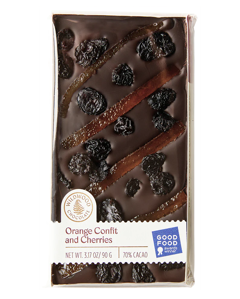 Wildwood Chocolate Orange Confit and Cherries