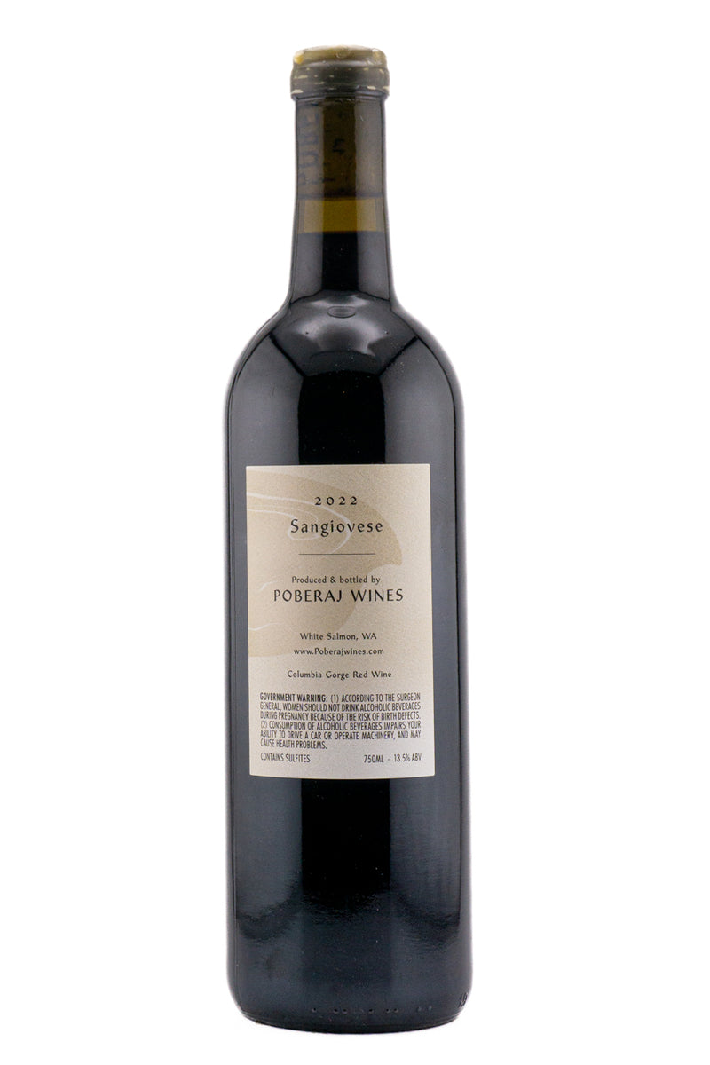 Poberaj Columbia Gorge Sangiovese 2022