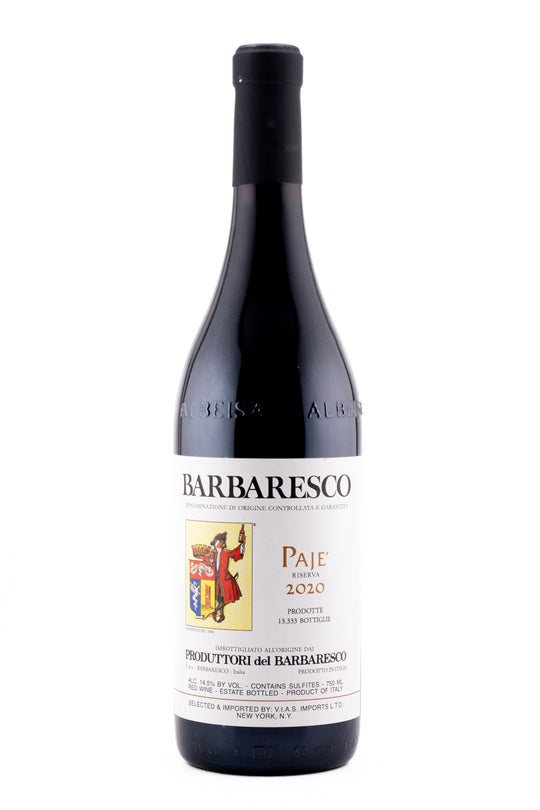Produttori del Barbaresco Riserva Paje 2020