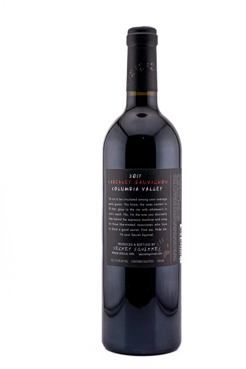 Secret Squirrel Columbia Valley Cabernet Sauvignon 2017