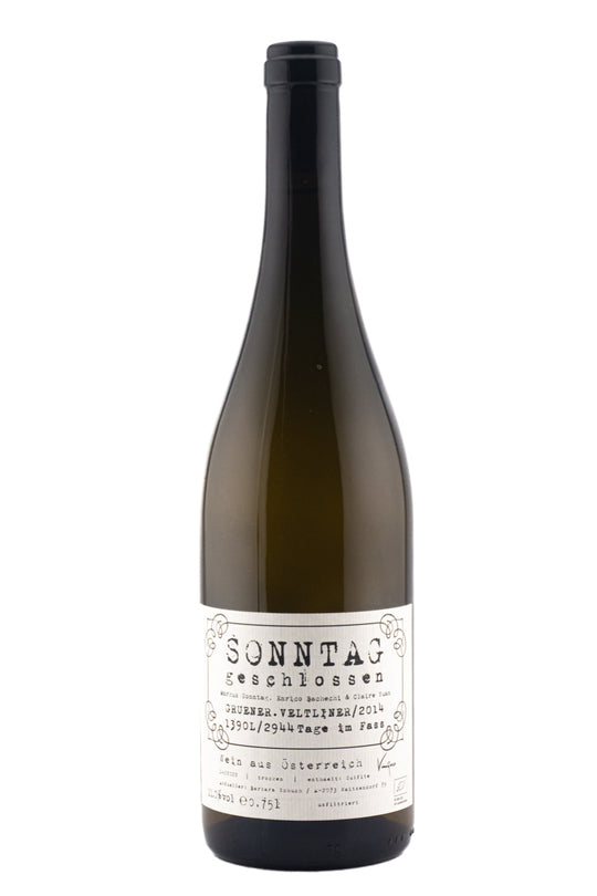 Sonntag Geschlossen Gruner Veltliner 2014