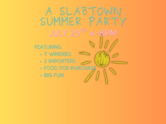Celebrating 19 Years in Slabtown - A Summer Party!