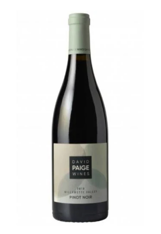 David Paige Wines Willamette Valley Pinot Noir 2019