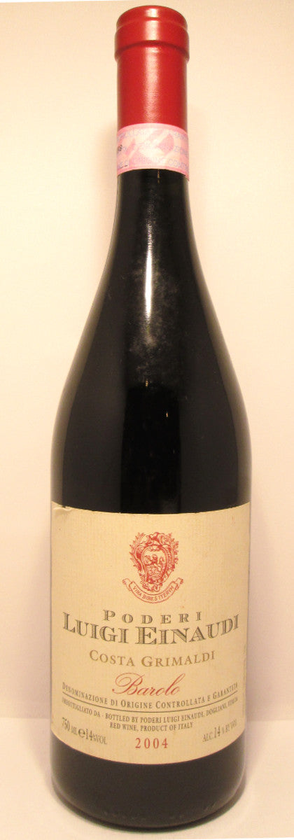 Poderi Luigi Einaudi Barolo Terlo Vigna Costa Grimaldi 2018