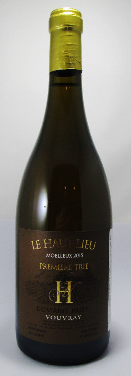 Domaine Huet Vouvray Le Haut-Lieu Moelleux Premiere Trie 2015